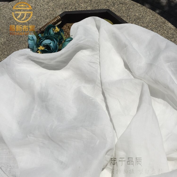 Tela de ramio de 100% Natural, tejido fino de verano, estilo chino, para vestido, manualidades, costura, forro de correa interior, 100S