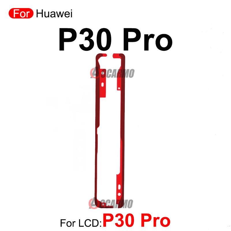 Klej do przednich naklejek do Huawei P30 P40 Pro P30pro Taśma samoprzylepna do wyświetlacza LCD: Czerwona róża