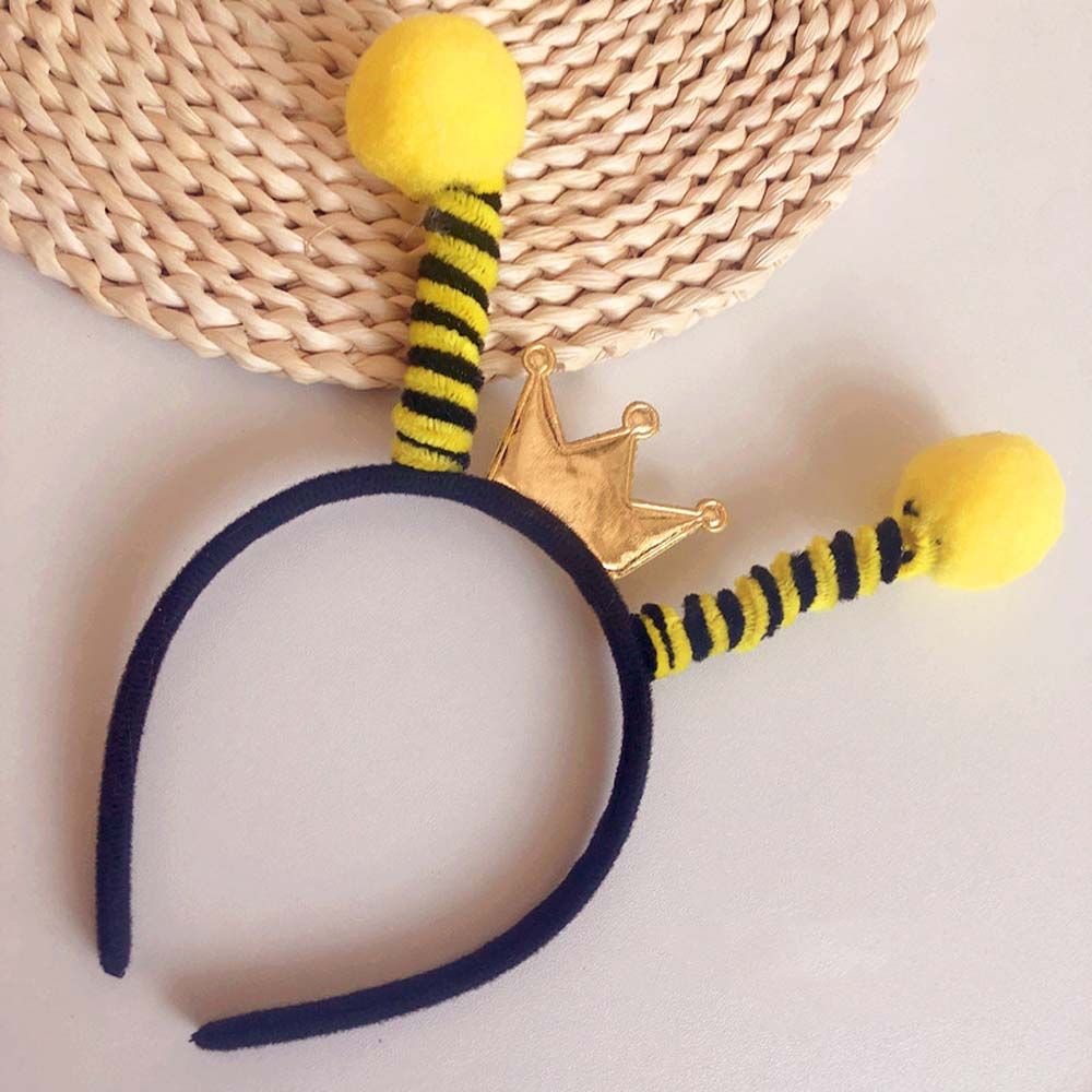 Sjov bi-pandebånd hårbøjle til børns forestillingsdekoration rekvisitter tegneseriedyr børnefest hovedbeklædning hårtilbehør: Lavendel