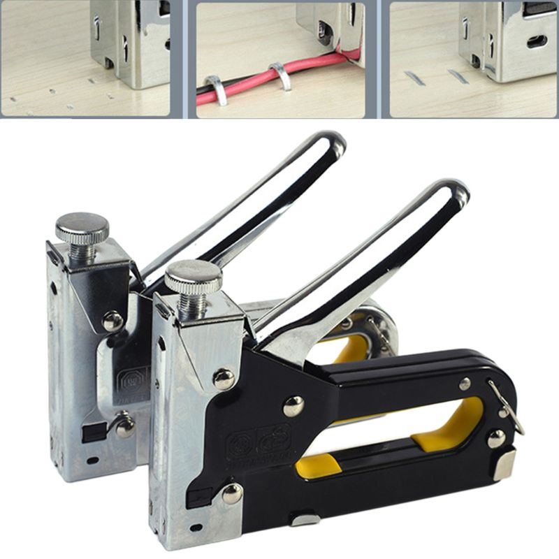 Zware Nieten Tool 3 In 1Hand Operated Krachtige Handmatige Nietmachine Tacker Nagelpistool Voor Diy Home Decoratie Meubels