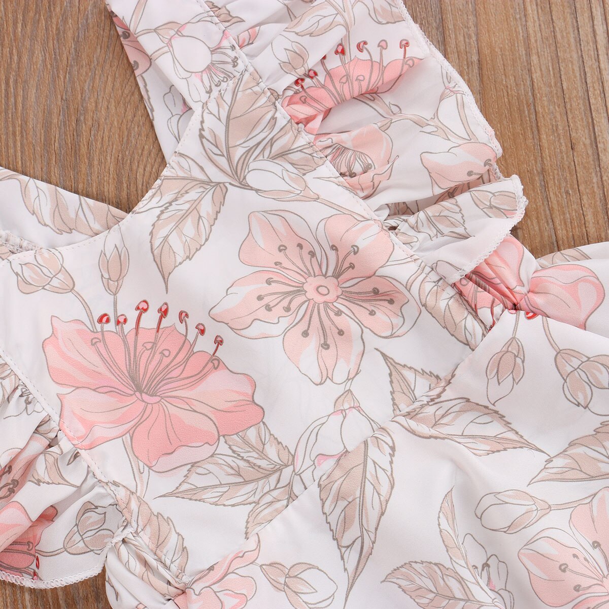 0-24M Peuter Baby Meisje Bloem Romper Jurk Bodysuit Jumpsuit Playsuit Hoofdband Outfits 2 Stuks