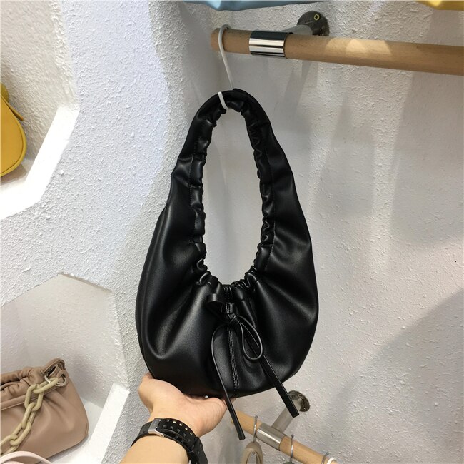 Damestassen voor dames leren handtassen dames wolken handtas messenger schoudertas dames vintage leren dumplings bolso