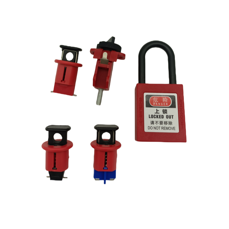Circuit Breaker Locks Electrical Safety Lockout Miniature Air Switch Breaker Lockout For Power Isolation Pinout LOTO TAGOUT