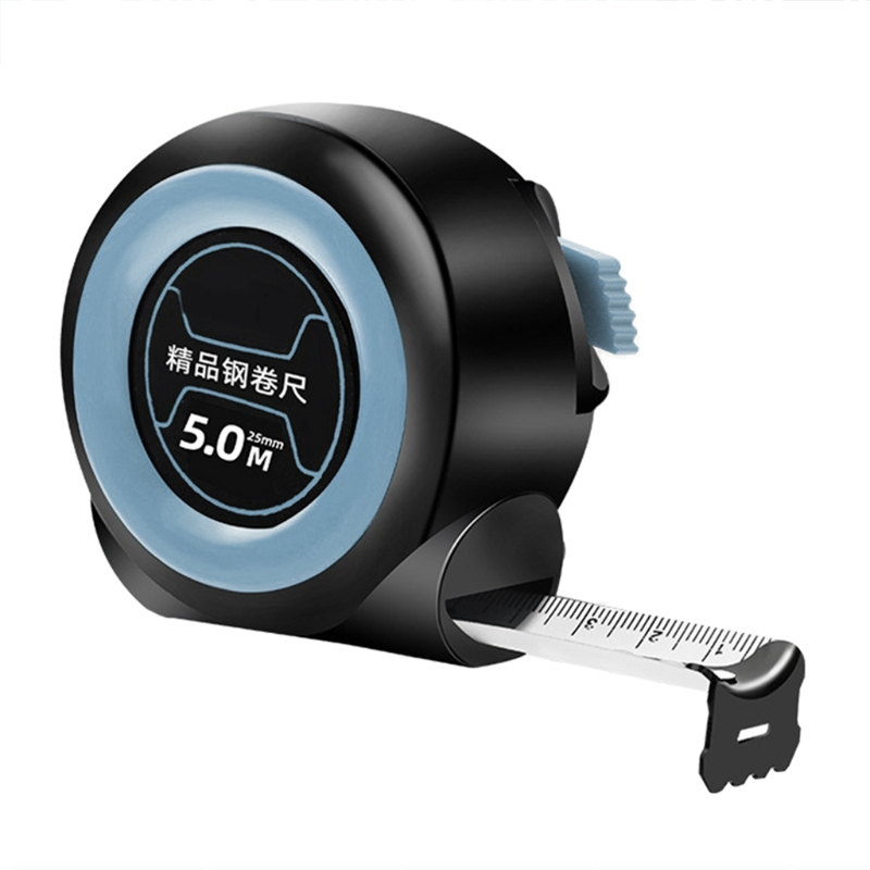 Y51B Retractable Steel Tape Measure Woodworking Auto Lock Distance Measuring Ruler: 5mx25mm