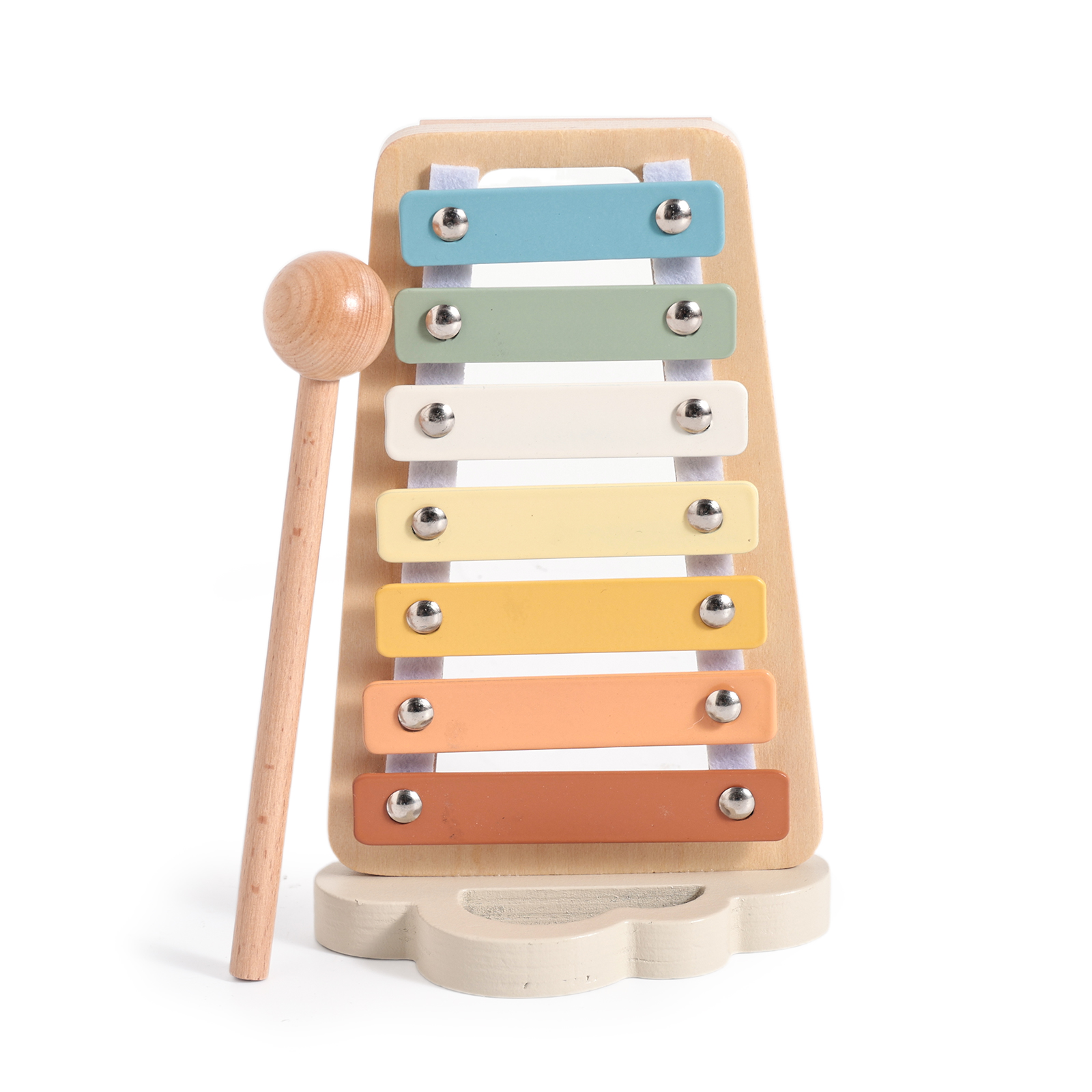 Muziekinstrumenten Montessori Muziek Baby 0-12 Maanden Speelgoed Drum Xylofoon Kinderen Vroege Educatieve Houten Instrumenten Baby Speelgoed: Goud