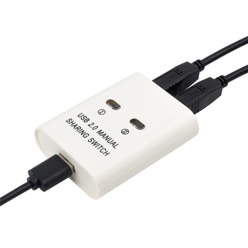 2 Hafen USB Manuelle Schalter Usb 2,0 Hub 2 in 1 Aus Zwei Computer Teilen Sich Einen Drucker Gerät Usb Teiler