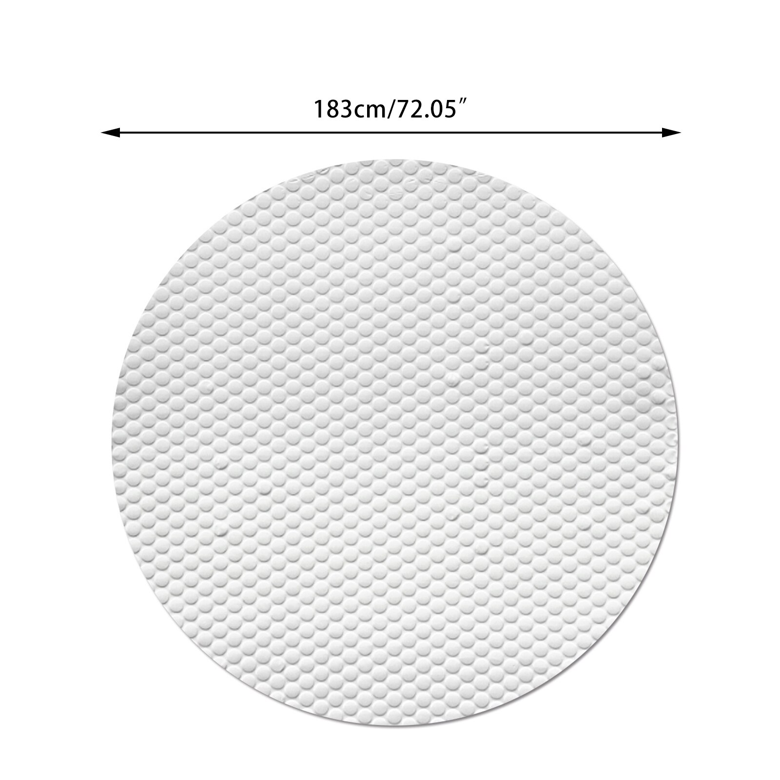 Covers For Swimming Pool Waterproof Swimming Pool Tub Dust Cover Outdoor Ubble Film Blanket Accessory Pool Cover: 72inch