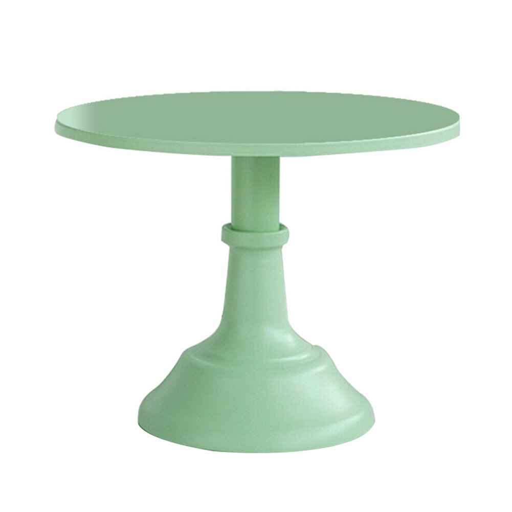 Bolo quente expositor sobremesa cupcake servindo placa redonda 10 Polegada para festa de casamento d6: green
