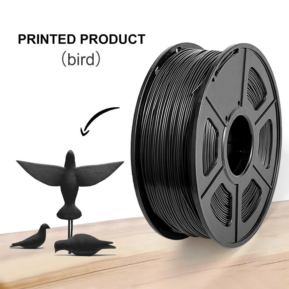 Sunlu Petg Gloeidraad 1.75 Mm Zwarte Kleur Petg 3D Printer Filament 1Kg Met Spool Lampshape Verbruiksartikelen