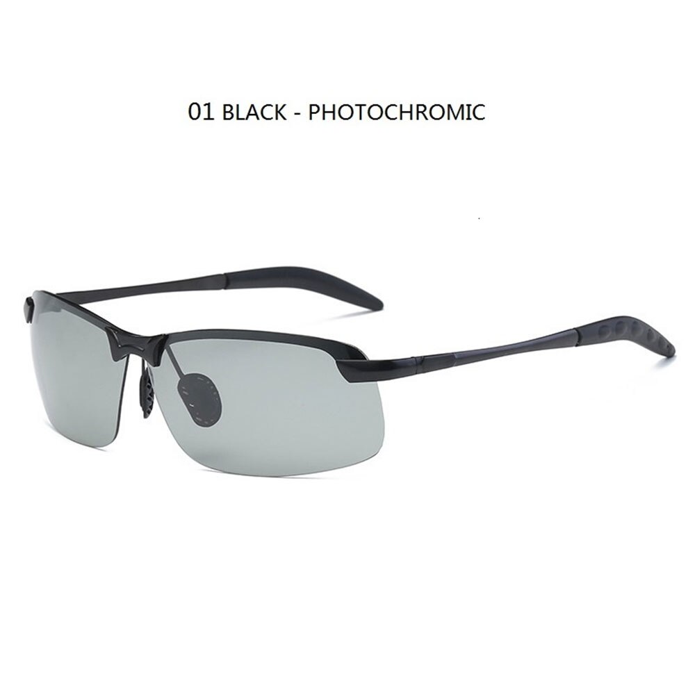 Fahrer Brille Männer Brillen Photochrome Sonnenbrille Männlich Fahren Chamäleon Gläser Ändern Farbe Sonnenbrille Schild Nacht Vision: Schwarz - Chamäleon