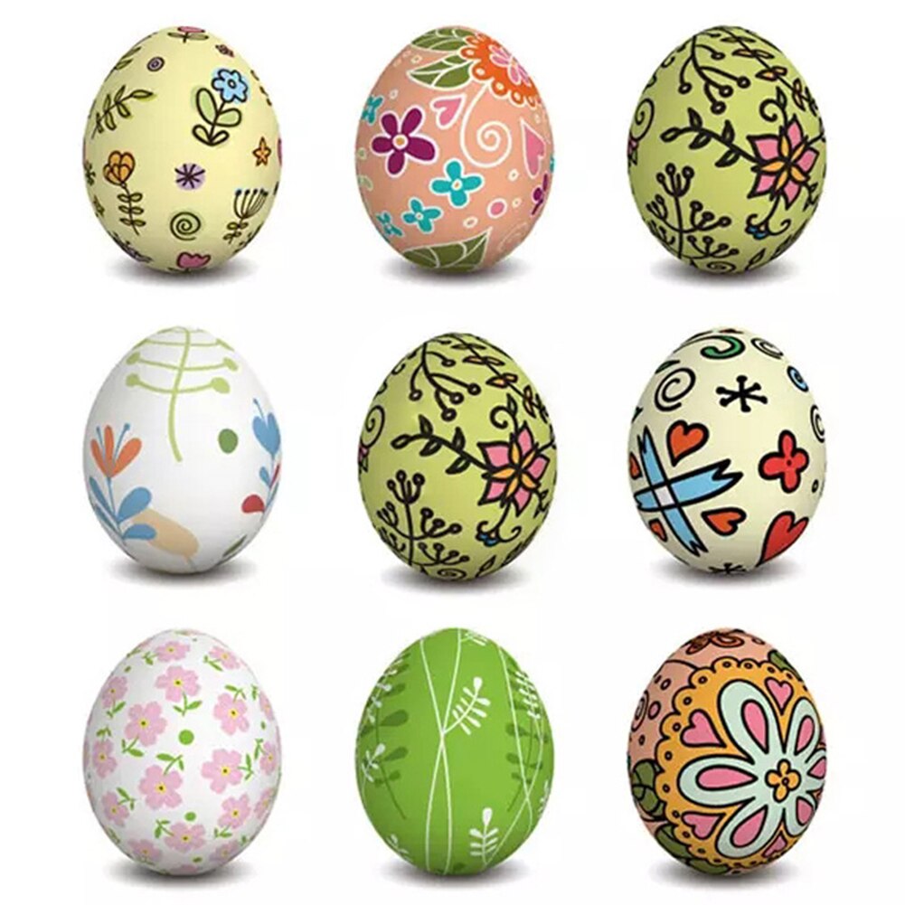 10pcs Easter Egg Foam Ball White for Spring Easter Christmas Crafts Making Handmade DIY Painting School Projects Dropshi