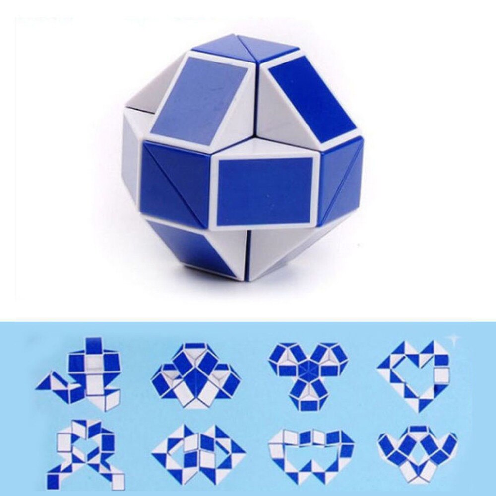 Schlange Herrscher Puzzle 24 Geschwindigkeit Antistress Cube Twist Schlange Klapp Pädagogische Spielzeug Für Kinder Cube Twist Schlange Klapp Pädagogische