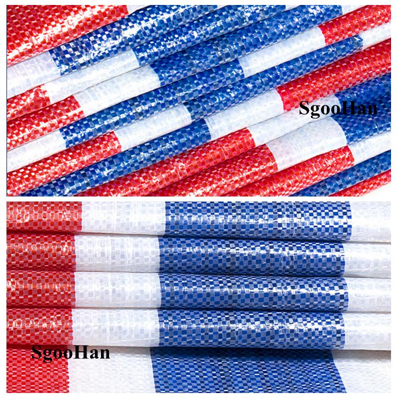 Three-Colors Rainproof Cloth Garden Plant Shed Tarpaulin Sun Shade Sail Dust Cover Ground Sheet Camping Waterproof Cloth 65g/m2