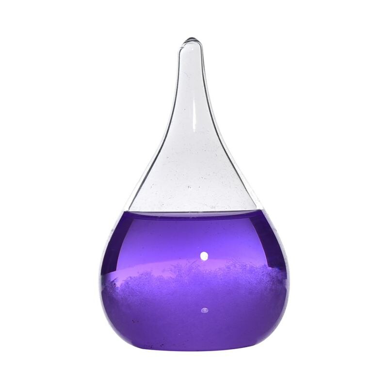 30ml transparent Tröpfchen Sturm Glas Wasser Tropfen nasser Prognose Anzeichen Monitor Flasche Heimat Barometer Schreibtisch Dekor: WD1413A2