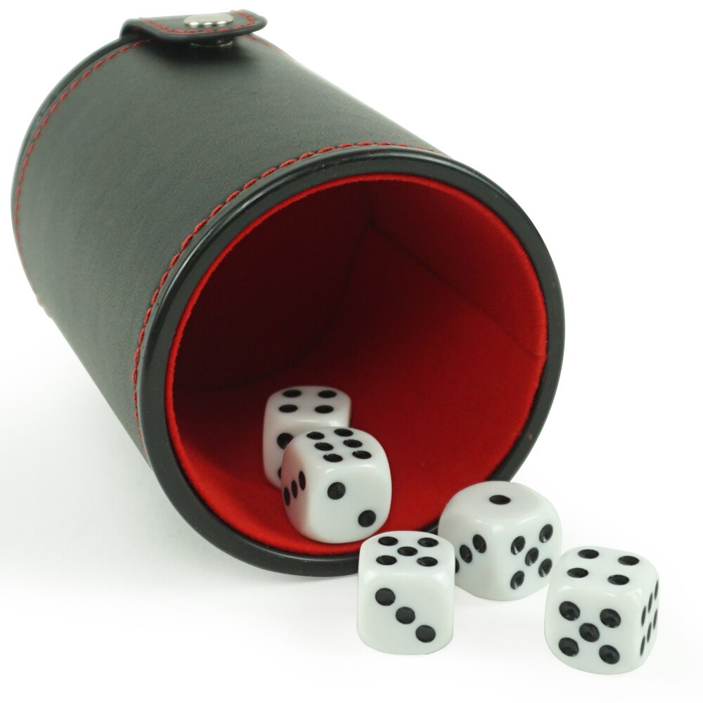 Manufacturer Custom Black Dice Cup With Red Casino Dice Cups in The Lid: Default Title