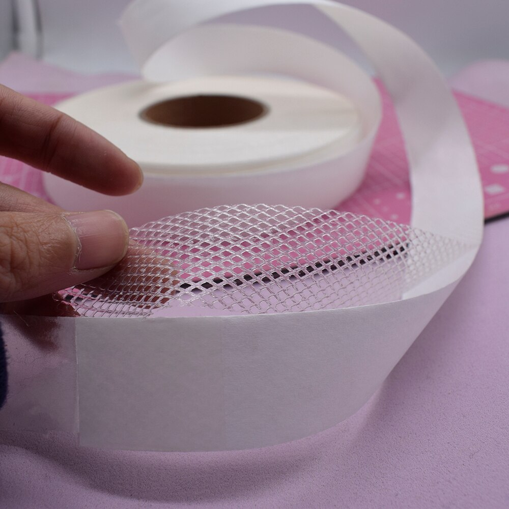 100m Roll Sewing Fusible Hem Tape Iron-On Adhesive Fastener Tape -fix Double-side Wash Tape Strap for Sewing Patchwork DIY