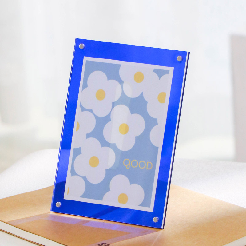 Acryl Bilderrahmen klare Bilderrahmen mit Ständer, Magnet rahmen Acryl Lucite rahmen los für Heimat Sekretariat Schreibtisch-Anzeige: 8 Zoll / verrotten