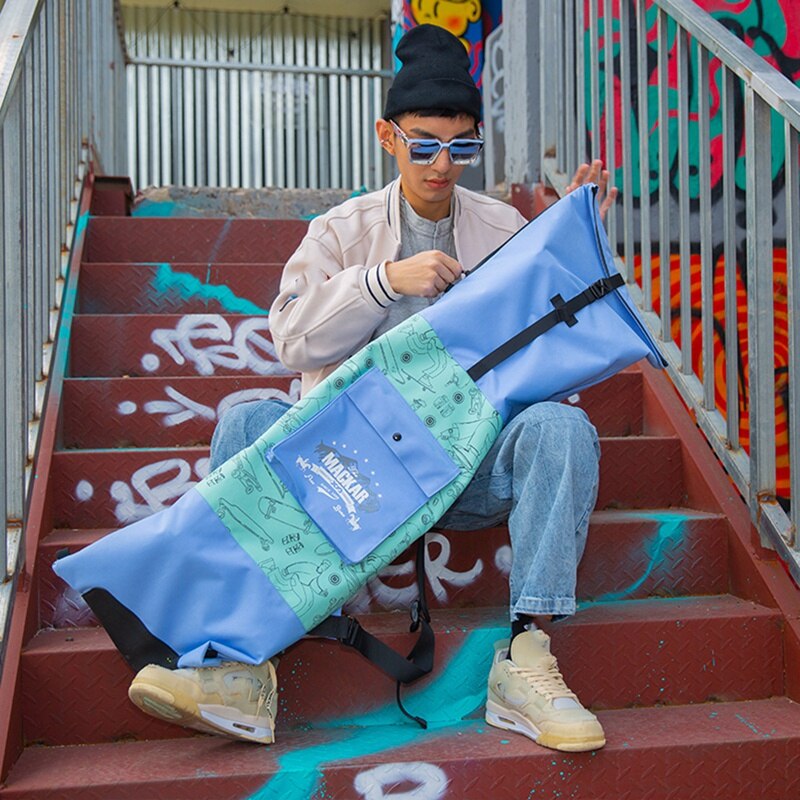 MACKAR – sac à dos populaire SIMPLE pour Skateboard, sacs pliants pour Longboards, sacs universels pour planches de surf