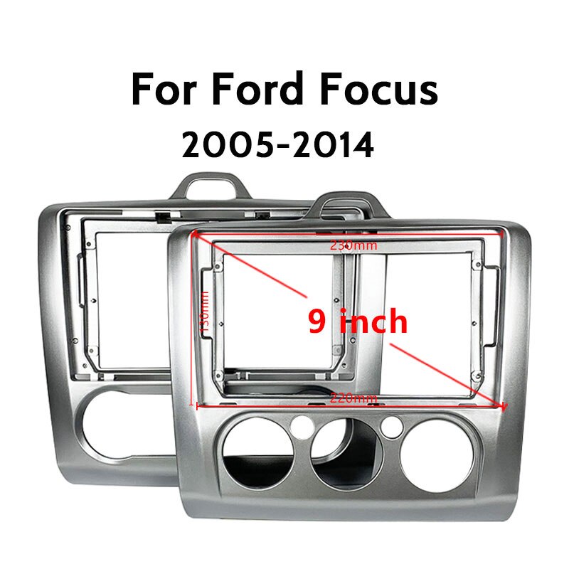 Cadre de tableau de bord pour Ford Focus 2 s-max 2005 – 11, DVD, Kit d&#39;installation, 2din