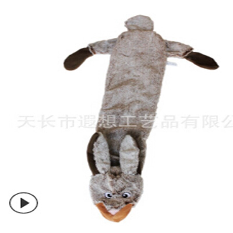 Śliczne pluszowe zabawki pisk zwierzę domowe Wilk królik zwierząt pluszowy placki żuć skrzypiące gwizdki zaangażowane wiewiórka zabawki dla psów: B