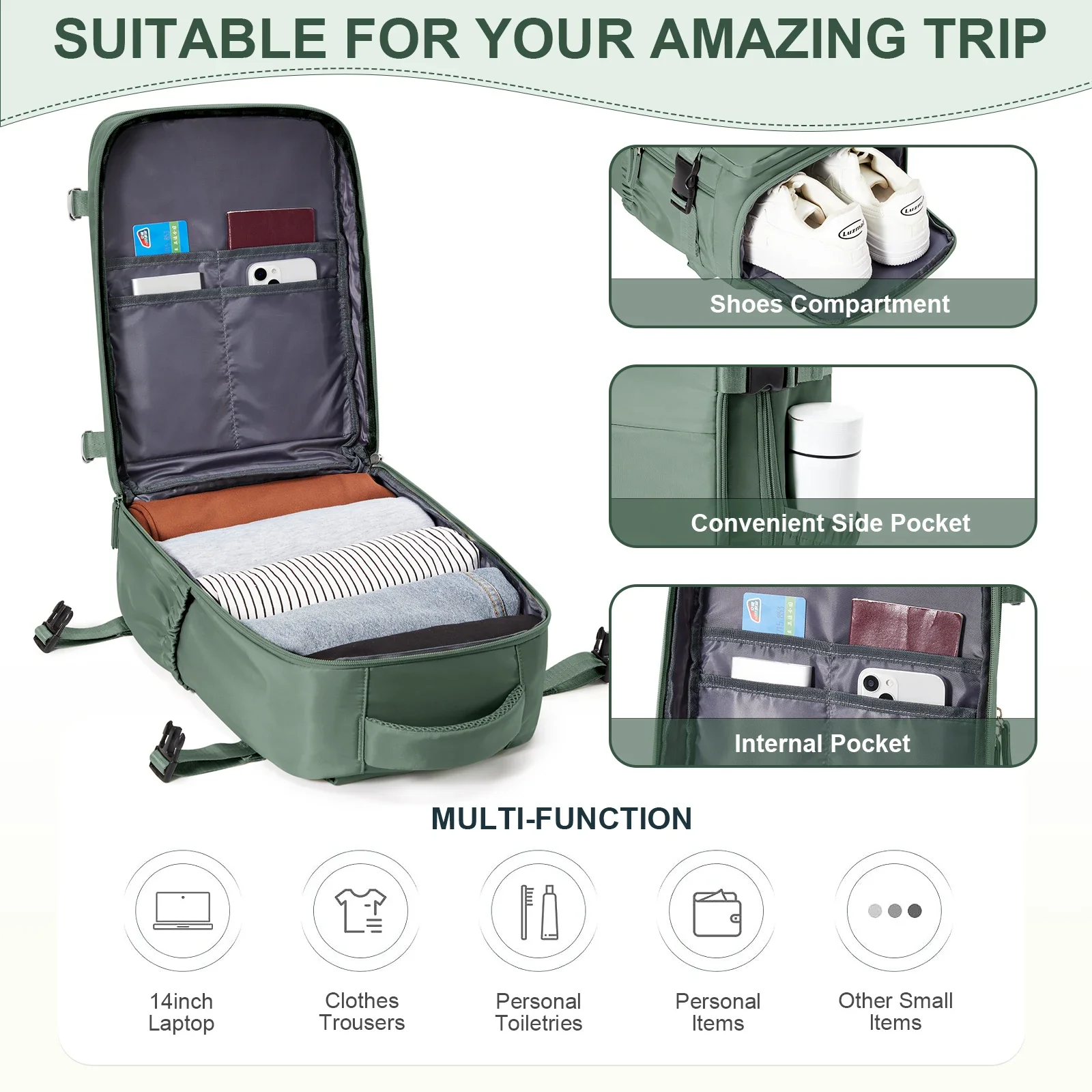 Ryanair mochila 40x20x25 cabine saco de viagem mochila para homens mulheres bagagem de mão lazer portátil mochila para viaje cabina