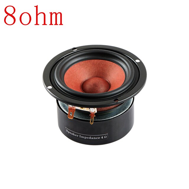3 Inch Full Range Speaker Driver 15W 4Ohm 8Ohm Geluid Muziek Hifi Bluetooth Speaker Voor Boekenplank Audio Diy 1pc: 8ohm Circular 1Pc