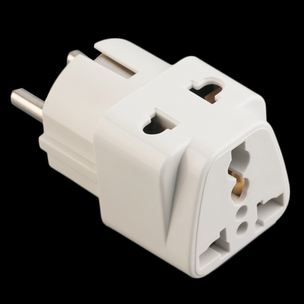 EU Standard Power Plug Adapter Travel Converter Australia UK USA EU Converter