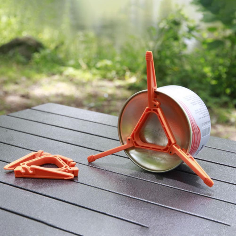 Universal Gas Canister Stand Foldable Reliable Outdoor Supplies Camping Tool Gas Tank Stove Stand