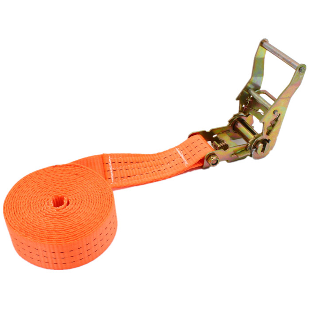 3.8CM No hook cargo strapping belt tightening belt tensioning belt off-road vehicle binding belt ratchet tensioner 2 meters