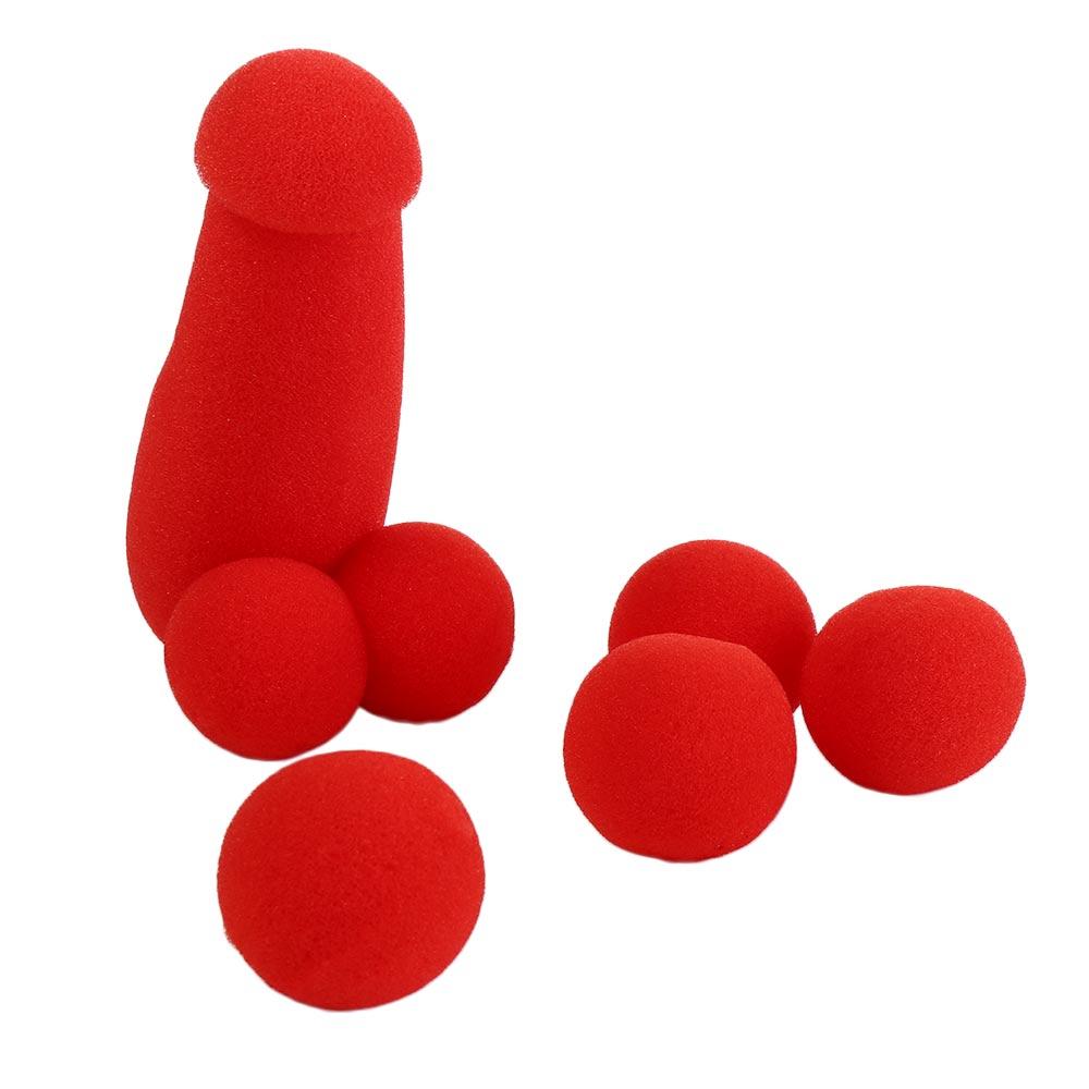 Rode Spons Ballen Goocheltruc Spons Magic Prop Gimmick Kleine Spons Broer Uitvoeren Mentalisme Magische Rode Spons Straat Podium