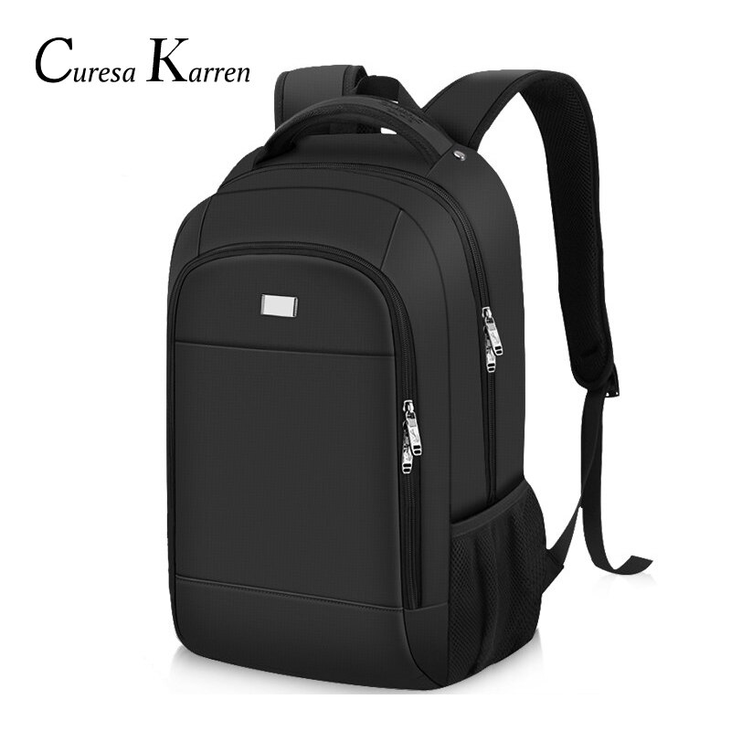 large capacity usb interface business school backpack for man: 6001-Double-deck-2C