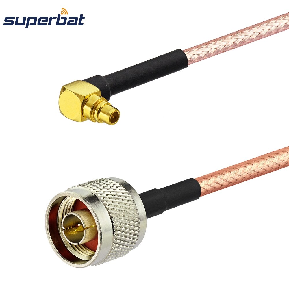 Superbat N Stekker Rechte Naar Mmcx Stekker Haakse Pigtail Kabel RG316 30Cm Voor Draadloze Antenne Gps