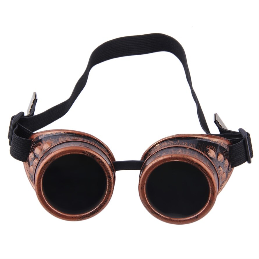 Cyber Goggles Vintage Glasses Welding Victorian Outdoor Sports Bicycle Sunglasses: Copper