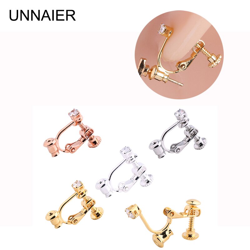 Spiral ear clip female invisible painless diamond ear clip artifact no hole ear clip high sense earrings to ear clip converter