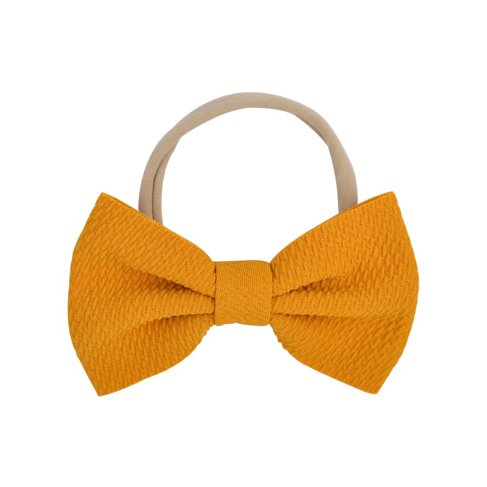 20 colores, caramelo Color brillante cinta elástica para la cabeza del bebé suave Scrunchie cinta de pelo de bebé niños niñas turbante hecho a mano accesorios para la cabeza: 09