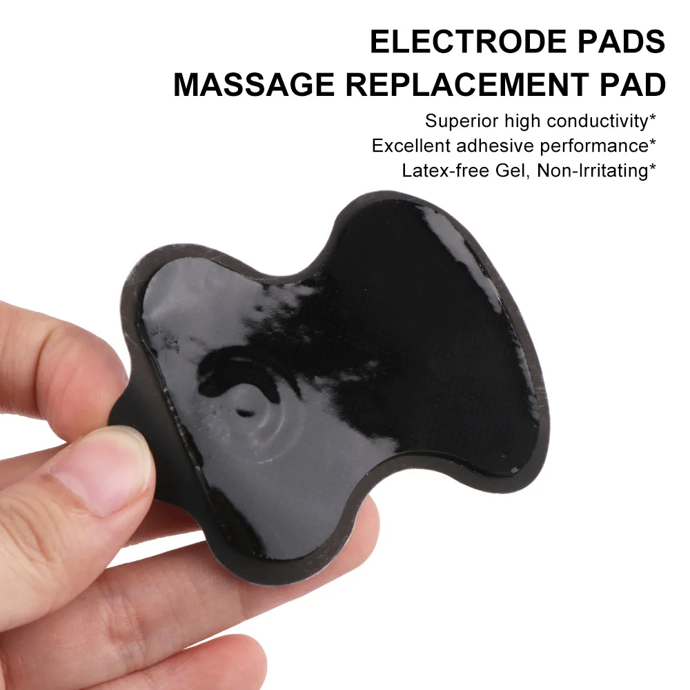 Électrodes de physiothérapie, Patch de Massage pour Machine Tens, électrostimulateur musculaire, accessoires de Massage électrique pour le corps, 20 pièces