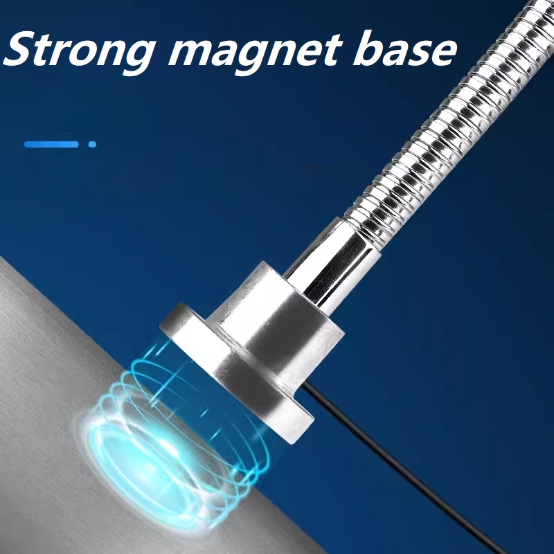 Máquina herramienta LED de 8/12/20W, lámpara de trabajo, Base magnética para taller, máquina de coser con cuello de cisne, torno, equipo CNC, iluminación de 110-220V