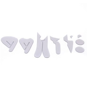 Toalett dörr dekoration entréskylt toalett badrum klistermärken hem hotell kontor soild färg diy 3d spegel dörr klistermärke toalett: Silver-