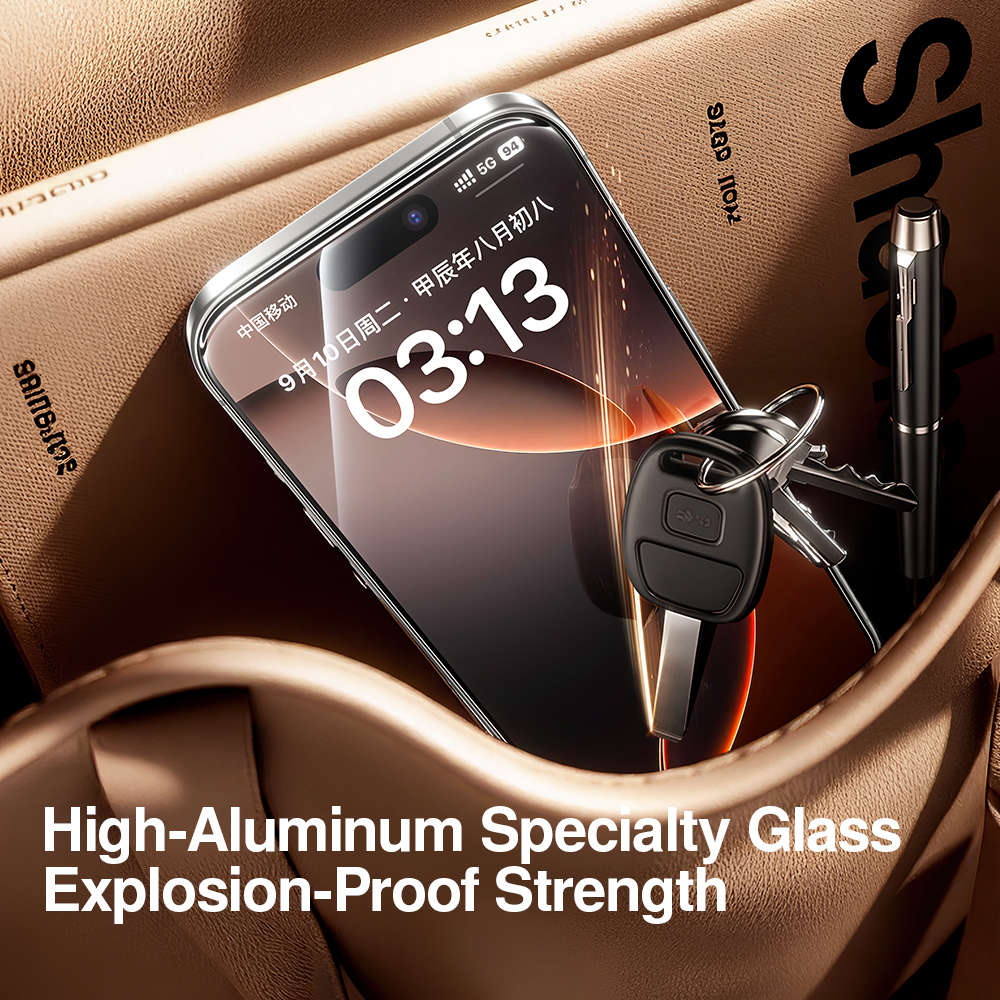 Smartdevil 1/2 stk. støvfri æske skærmbeskytter til iphone 17 pro max 17 pro hd hærdet glasfilm til iphone 17 ridsefast