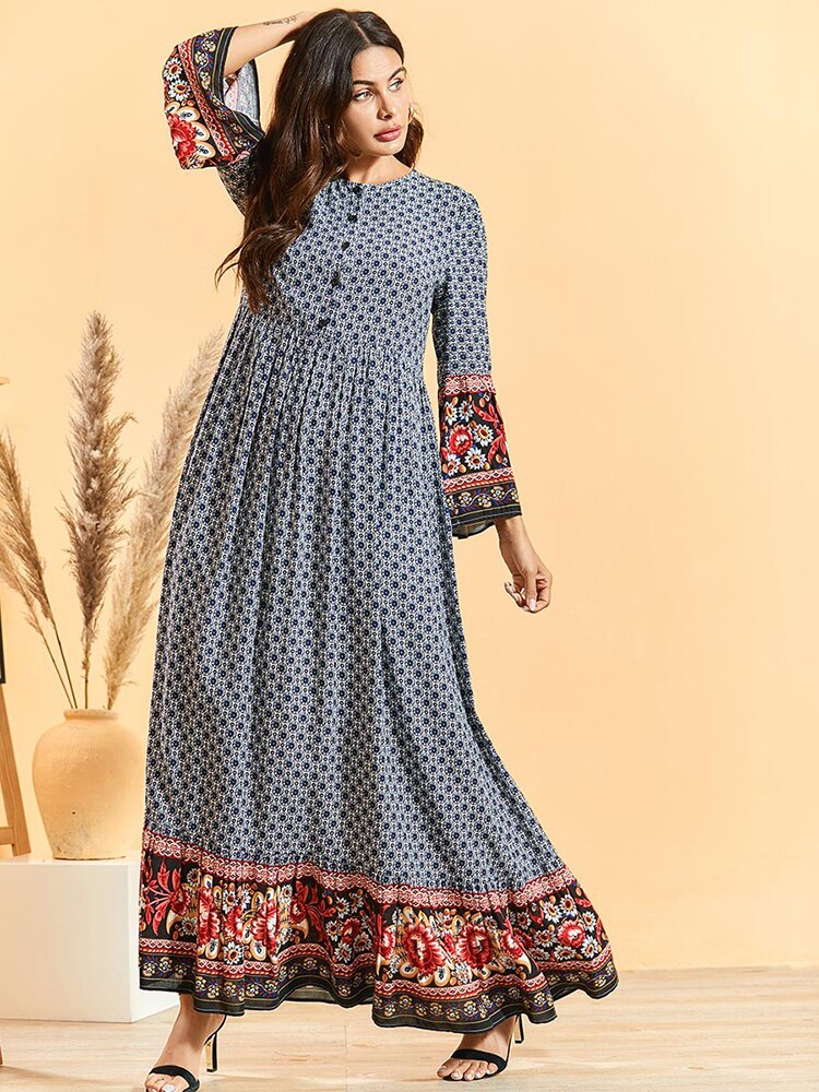 Dubai Abaya Femme Turkey Muslim Woman Hijab Dress Maternity Dresses Musulman De Mode Longue Islam Clothing Arab Vestidos