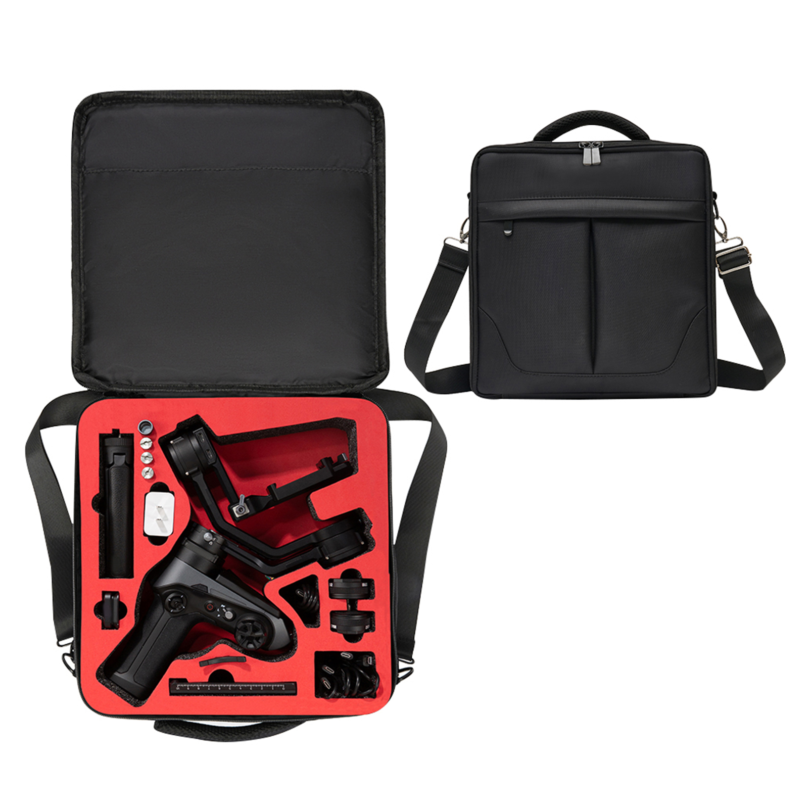 Wasserdichte reise- und outdoor-tasche mit großem fassungsvermögen, schultergurt, kratzfester tragetasche, passend für zhiyun weebill 2