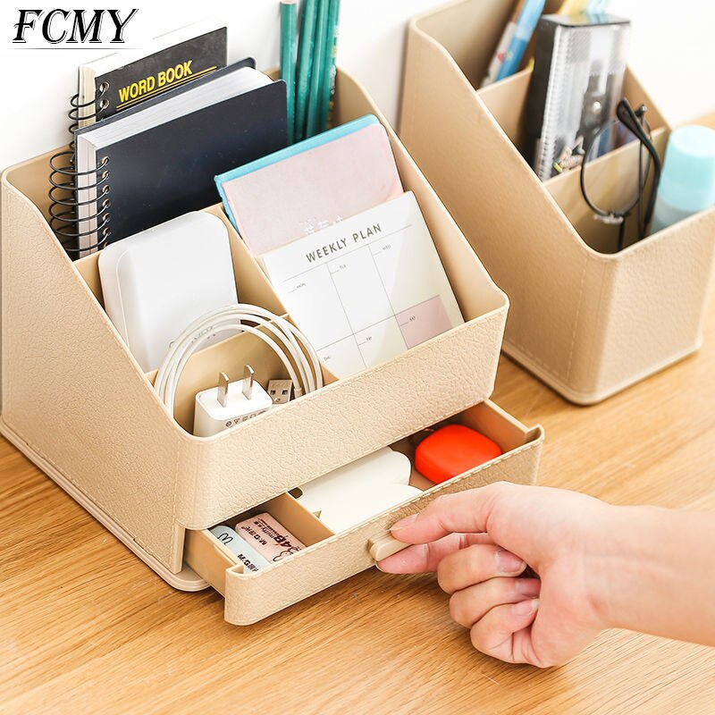 Organisateur de tiroir de bureau, porte-crayon de bureau, boîte à badges divers, papeterie fournitures de bureau, d'école et de salon
