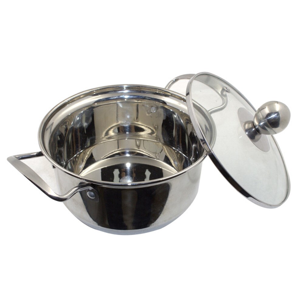 Marmite à soupe en acier inoxydable | Mini, 16CM, 1 personne, marmite avec lèvre Anti, ustensiles de cuisine