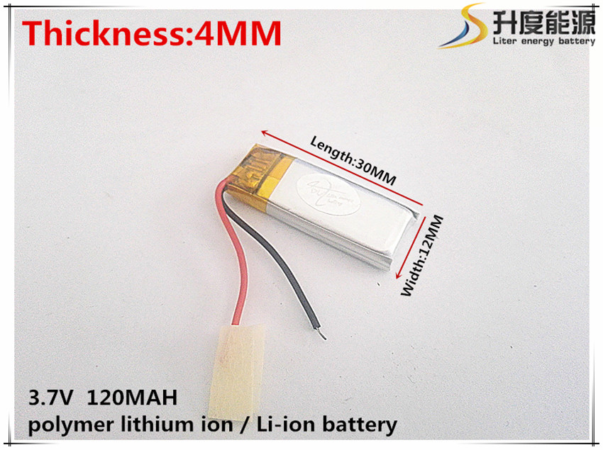 10 stück [sd] 3.7v,120 mah, [ 401230 ] polymer-lithium-ionen-/li-ionen-akku für spielzeug, powerbank, gps-gerät, ,mp3,mp4, , lautsprecher