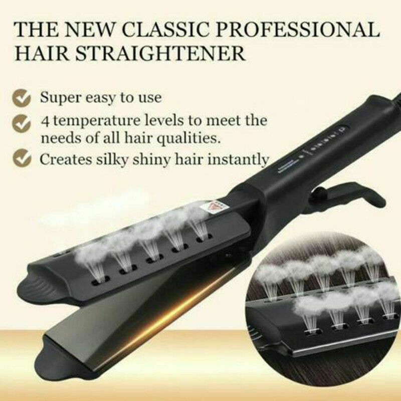 Ceramic Tourmaline Ionic Flat Iron Hair Straightener Glider US PLUG