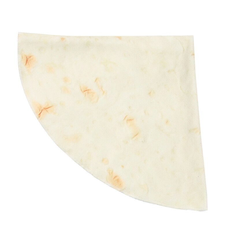 Manta de franela con Tortilla de maíz 3D mexicana, 180/155/122cm, para cama, colcha de felpa divertida, , 1 ud.