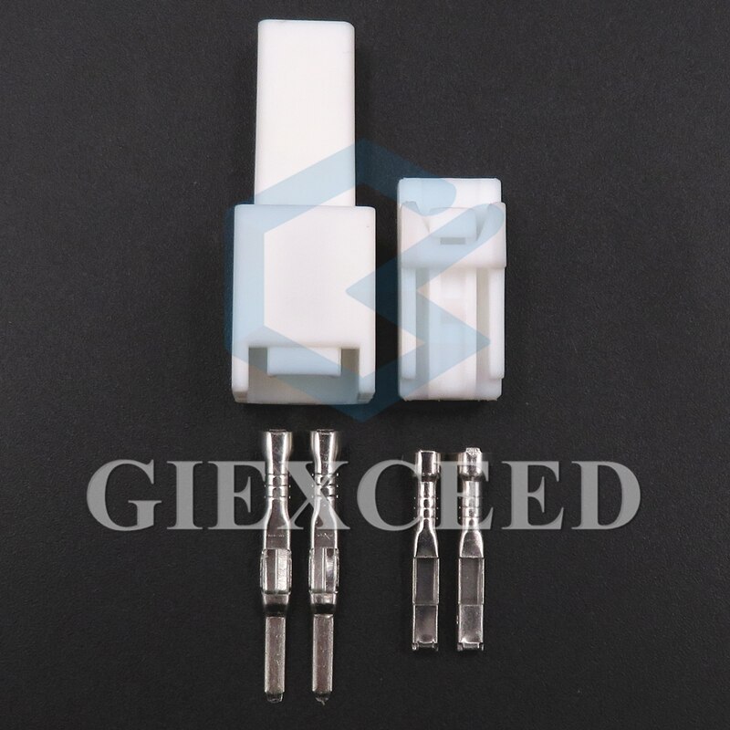 2 Sets 2 Pin Automotive Wiring Connector Auto 90980-12498 Cigarette Lighter Wire Harness Socket For Toyota Vios Levin