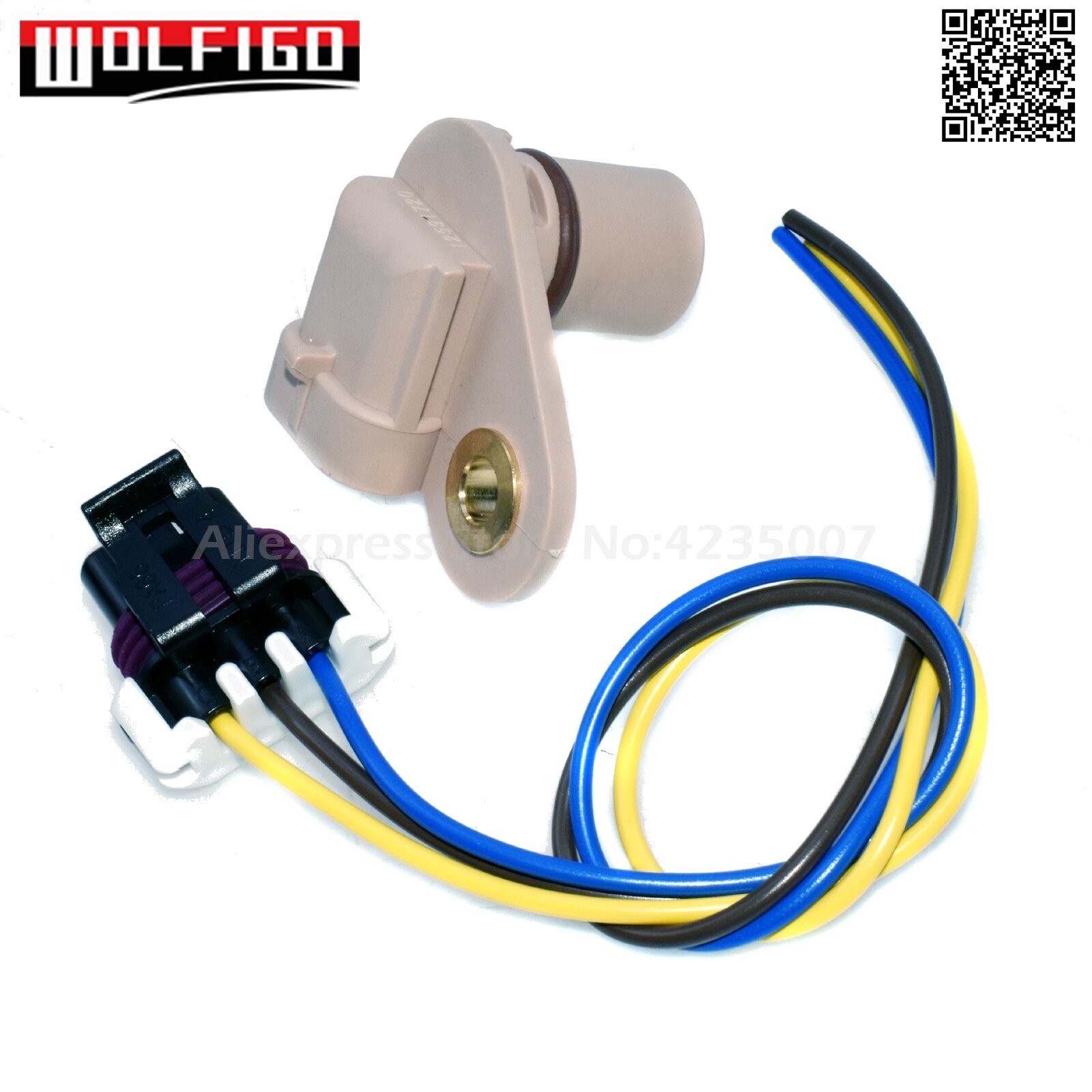 Wolfigo Nokkenas Cam Shaft Postion Sensor W/Pigtail Voor Corvette Camaro Gto LS3 LS7 LS9 12591720,12568983,12585545,12085495: With Pigtail