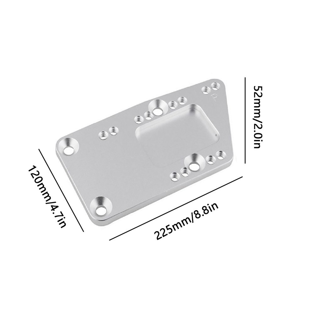 Universal Engine Swap Bracket SBC LS Conversion Motor Mount Adjustable Plate Aluminum Alloy Engine Swap Brackets Fit