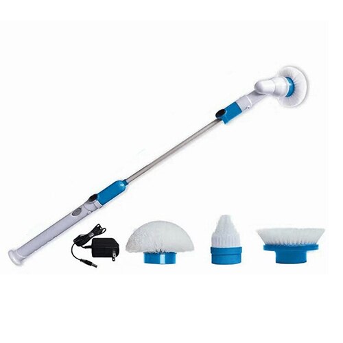 Elektrische Turbo Scrub Borstel Draadloze Opladen Verstelbare Lange Handvat Cleaner Scrubber Badkamer Keuken Cleaning Tools: US